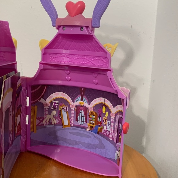 My Little Pony Portable Castle Handle Carrying Case y2k retro girly toy 2000s - Picture 7 of 7